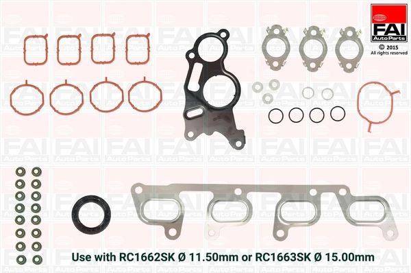 FAI AUTOPARTS tarpiklių komplektas, cilindro galva HS1662NH